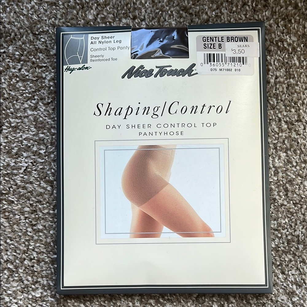 Nice Touch Shaping Control Gentle Brown Pantyhose